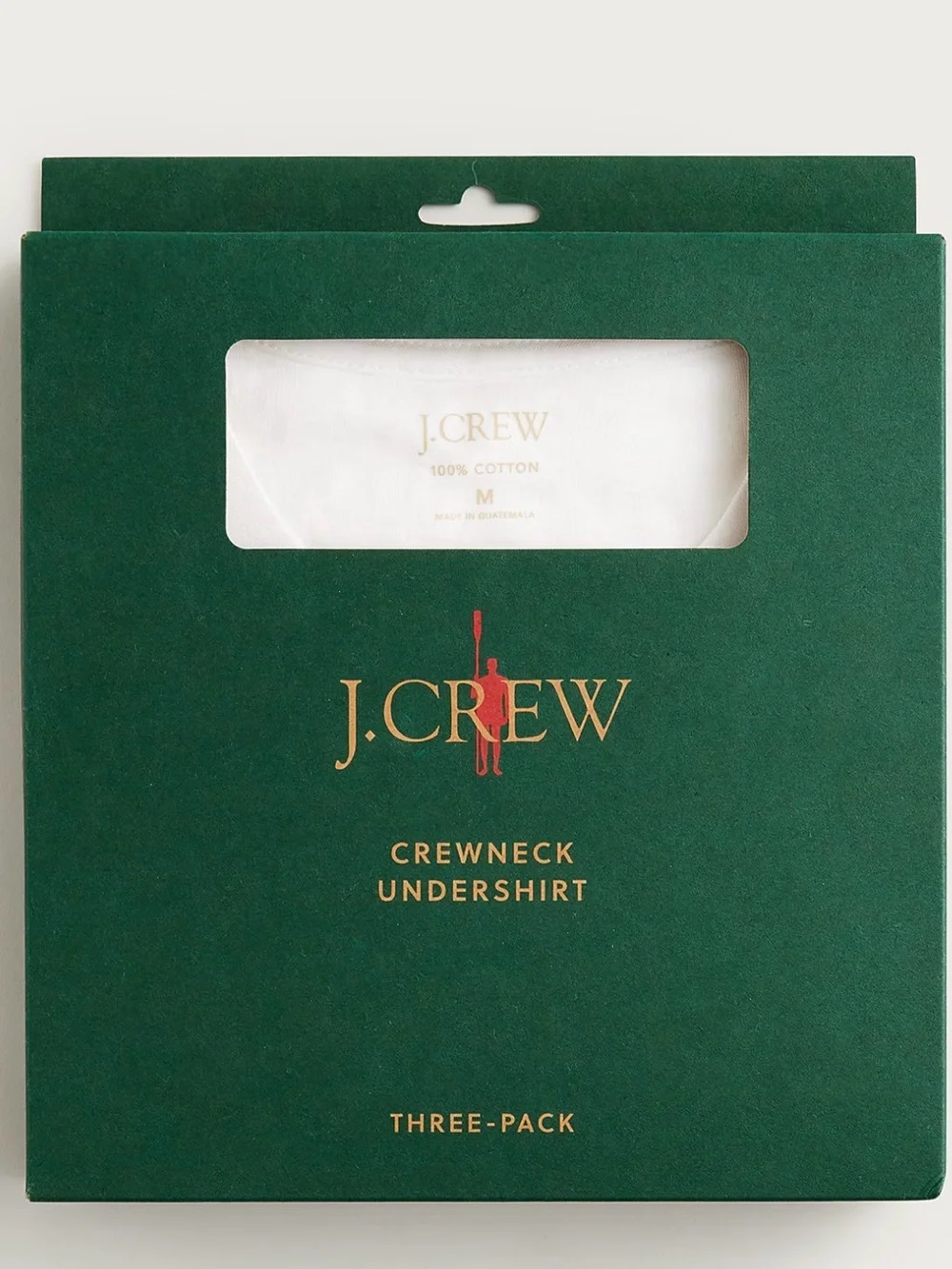 J. Crew Undershirt's Crewneck Pack of 3 Cotton Size: Small White NWT